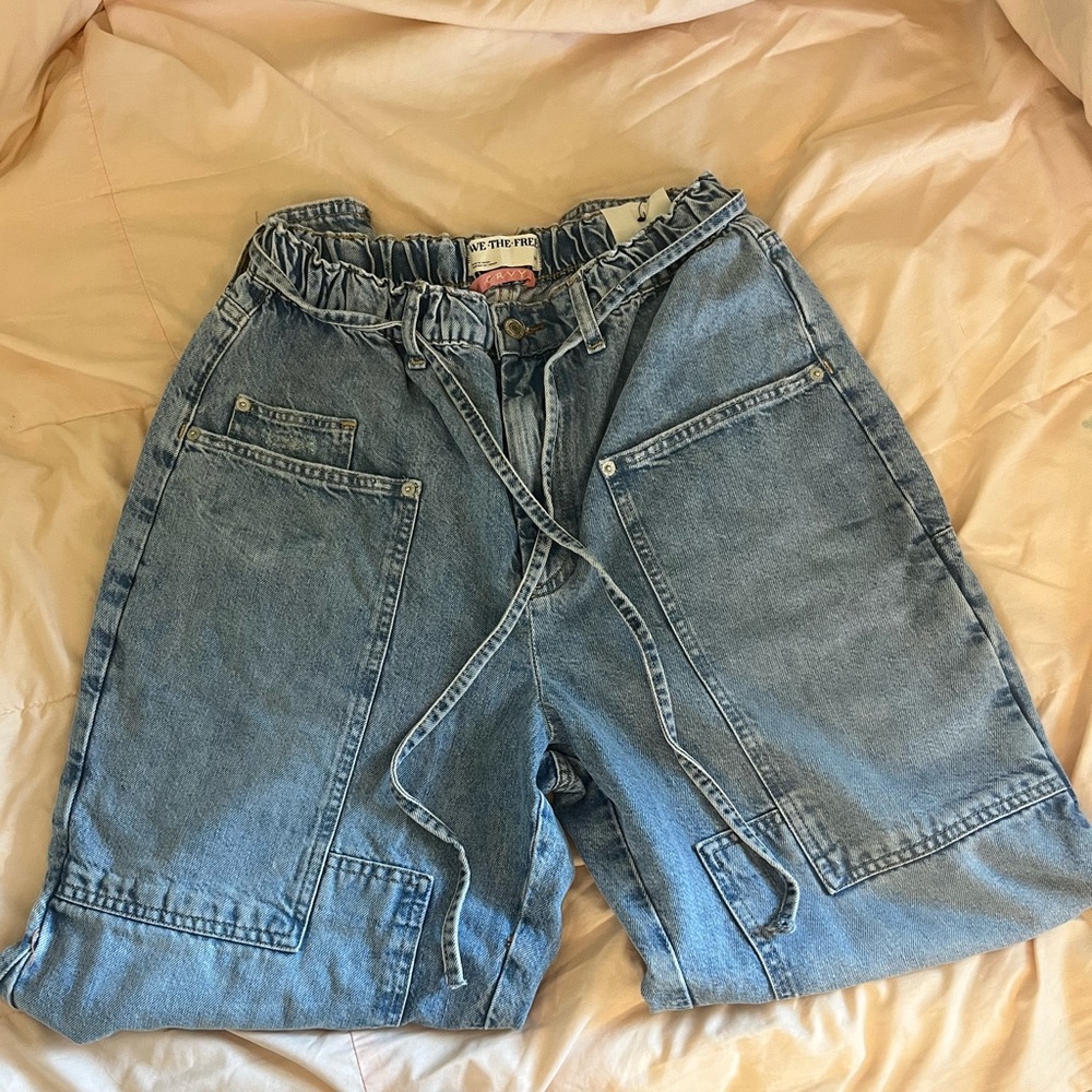 We The Free CRVY Outlaw Wide-Leg Jeans
